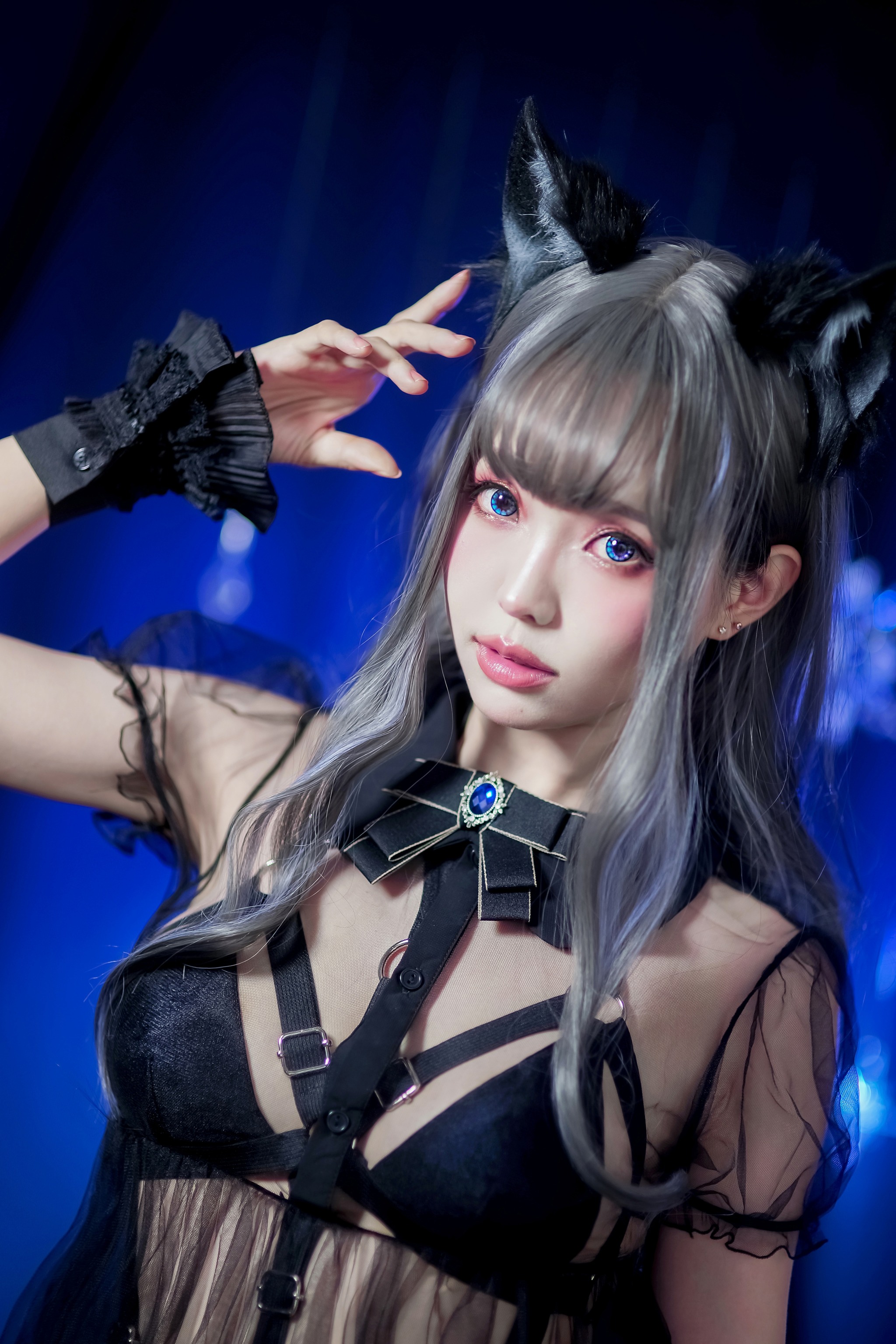 ElyEE子 - NO.053 灰太狼-黑色透视 [24P9V]-XikXak